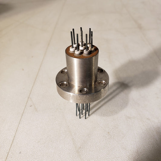 MDC DN16CF 1.33" CF 8-Pin Feedthrough Flange UHV Ultra High Vacuum SS