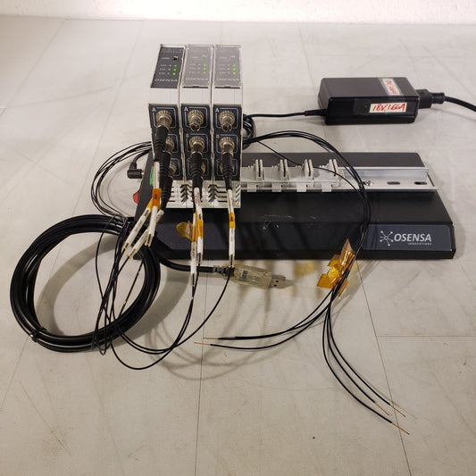 Osensa FTX-301-XFMR+ Fiber Optic Temperature Transmitter w/ 6x Fiber Thermostat