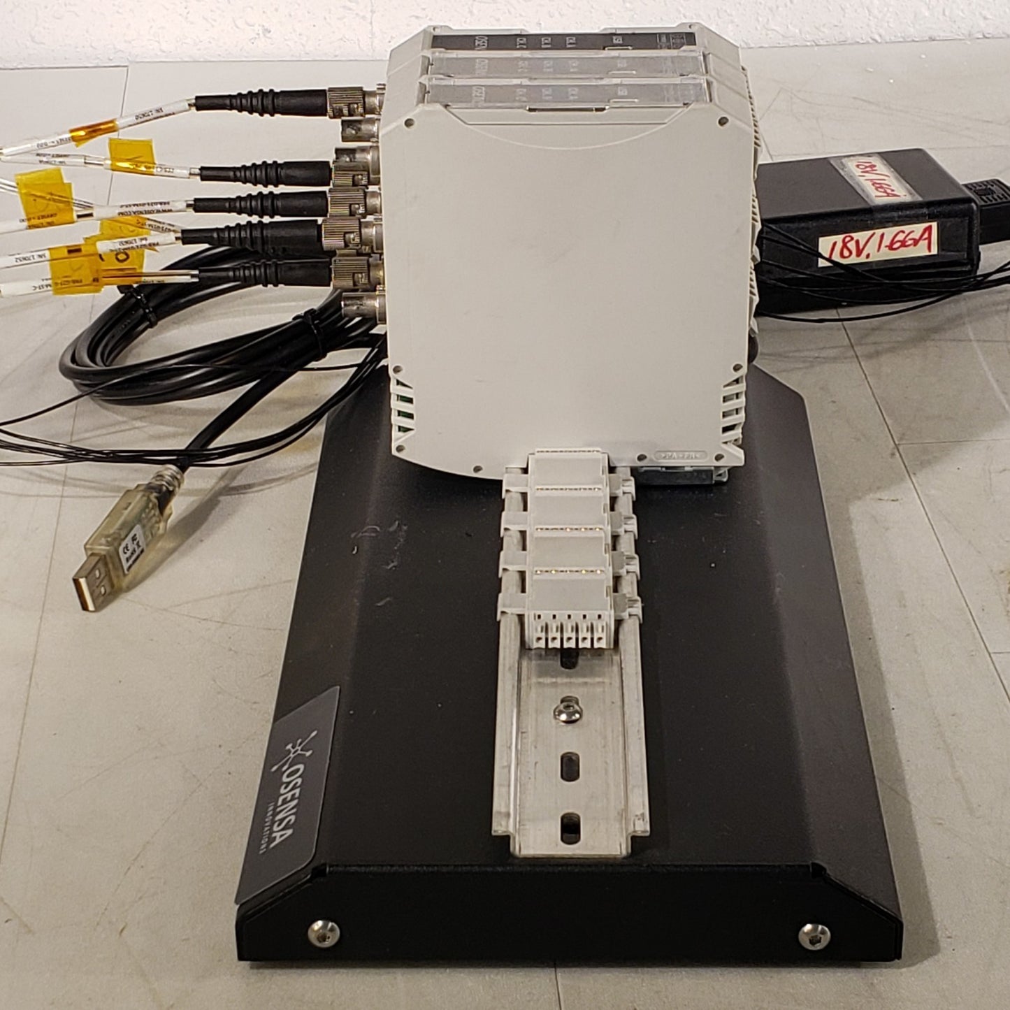 Osensa FTX-301-XFMR+ Fiber Optic Temperature Transmitter w/ 6x Fiber Thermostat