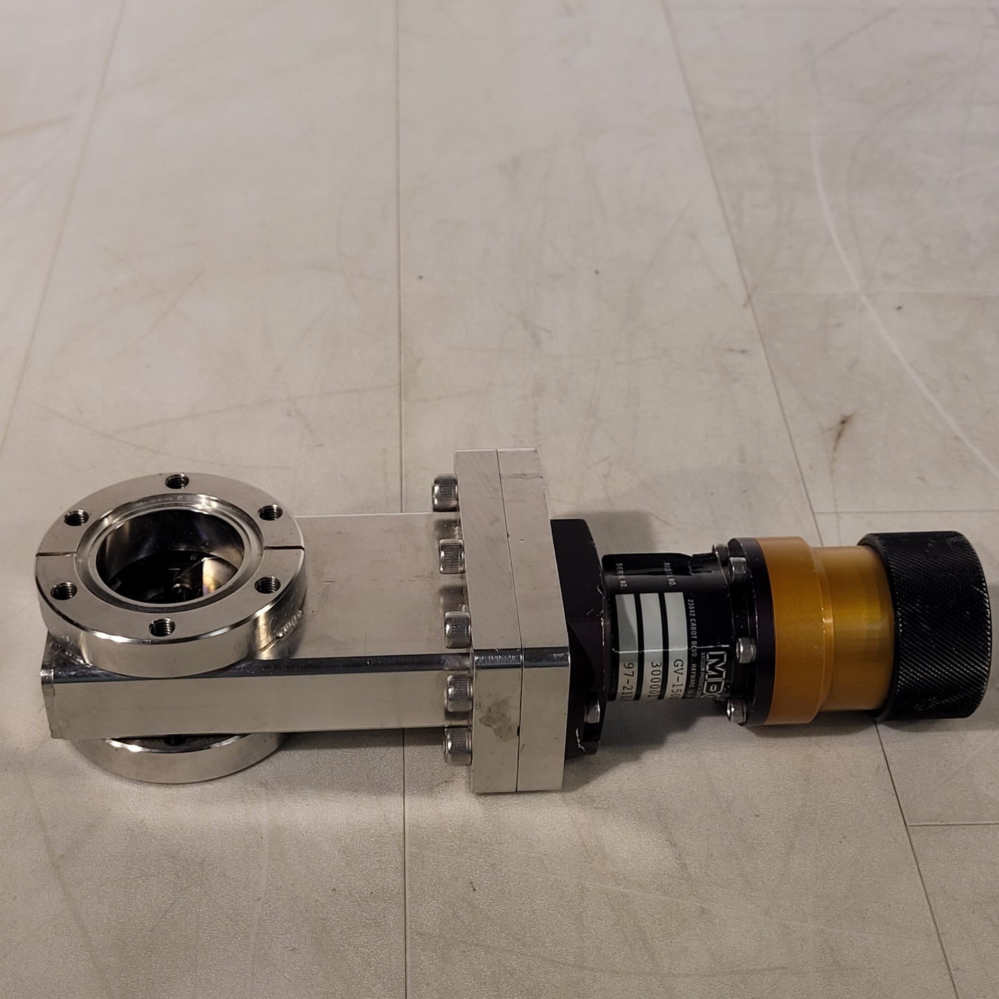 KNIFE EDGE DING- MDC 2.75" CF Conflat DN35CF Manual Gate Valve High Vacuum SS