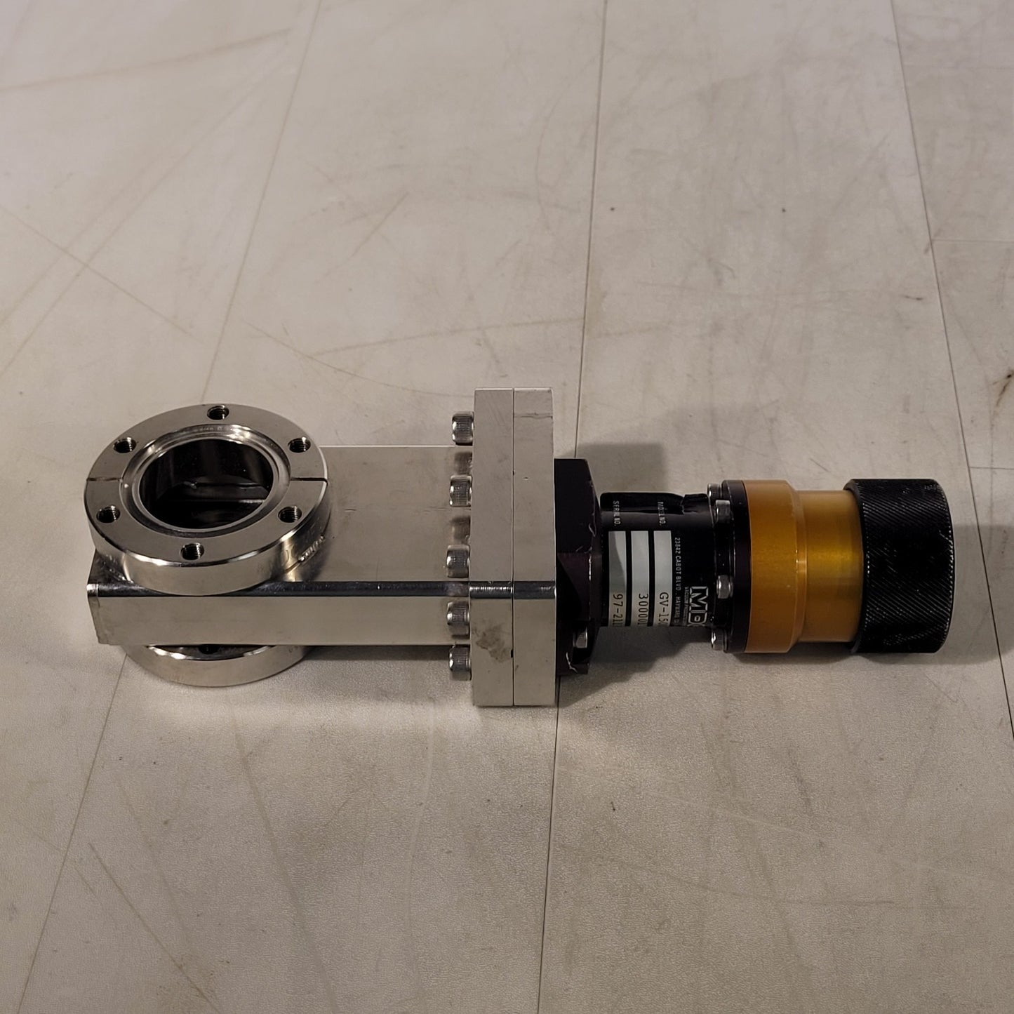 KNIFE EDGE DING- MDC 2.75" CF Conflat DN35CF Manual Gate Valve High Vacuum SS