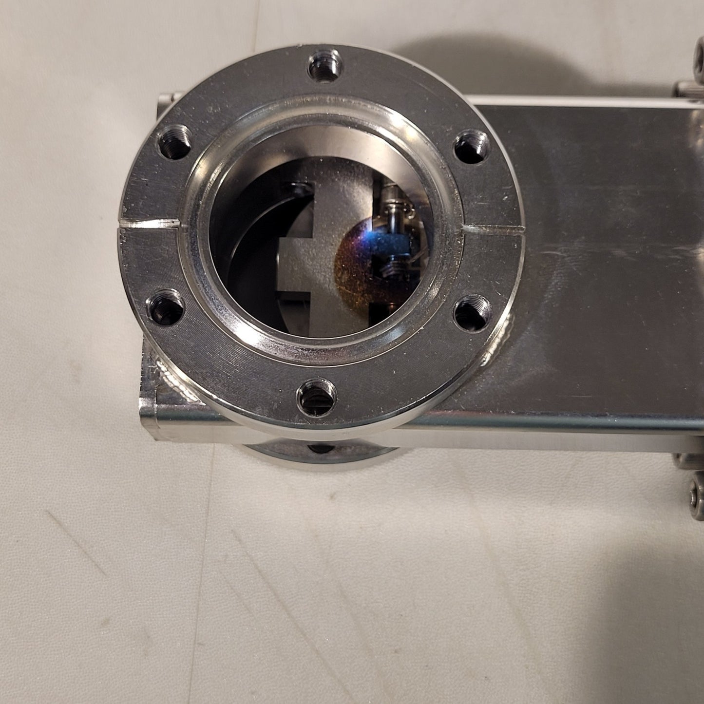 KNIFE EDGE DING- MDC 2.75" CF Conflat DN35CF Manual Gate Valve High Vacuum SS