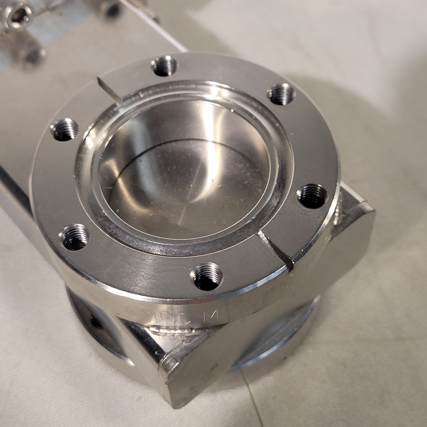 KNIFE EDGE DING- MDC 2.75" CF Conflat DN35CF Manual Gate Valve High Vacuum SS