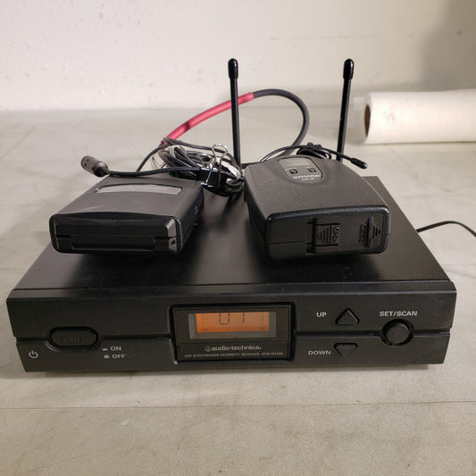 Audio Technica ATW R2100 ATW T210 Shure ULX1-M1 Audio Wireless Mic RX & TX