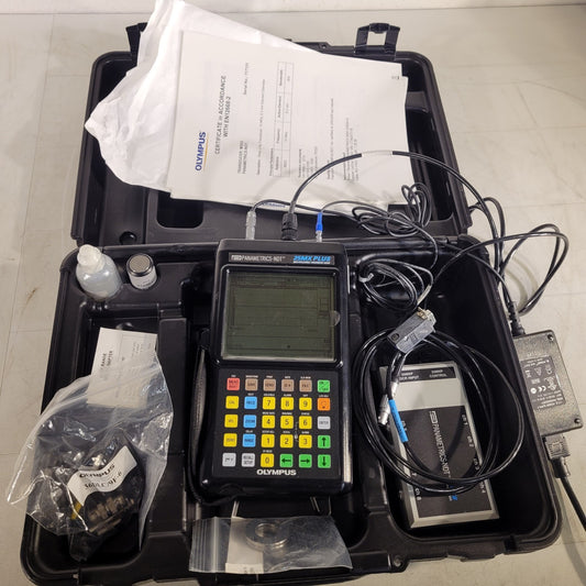 Olympus 25MX Plus Thickness Gauge MX8 Multiplexer Delay Transducer Panametrics