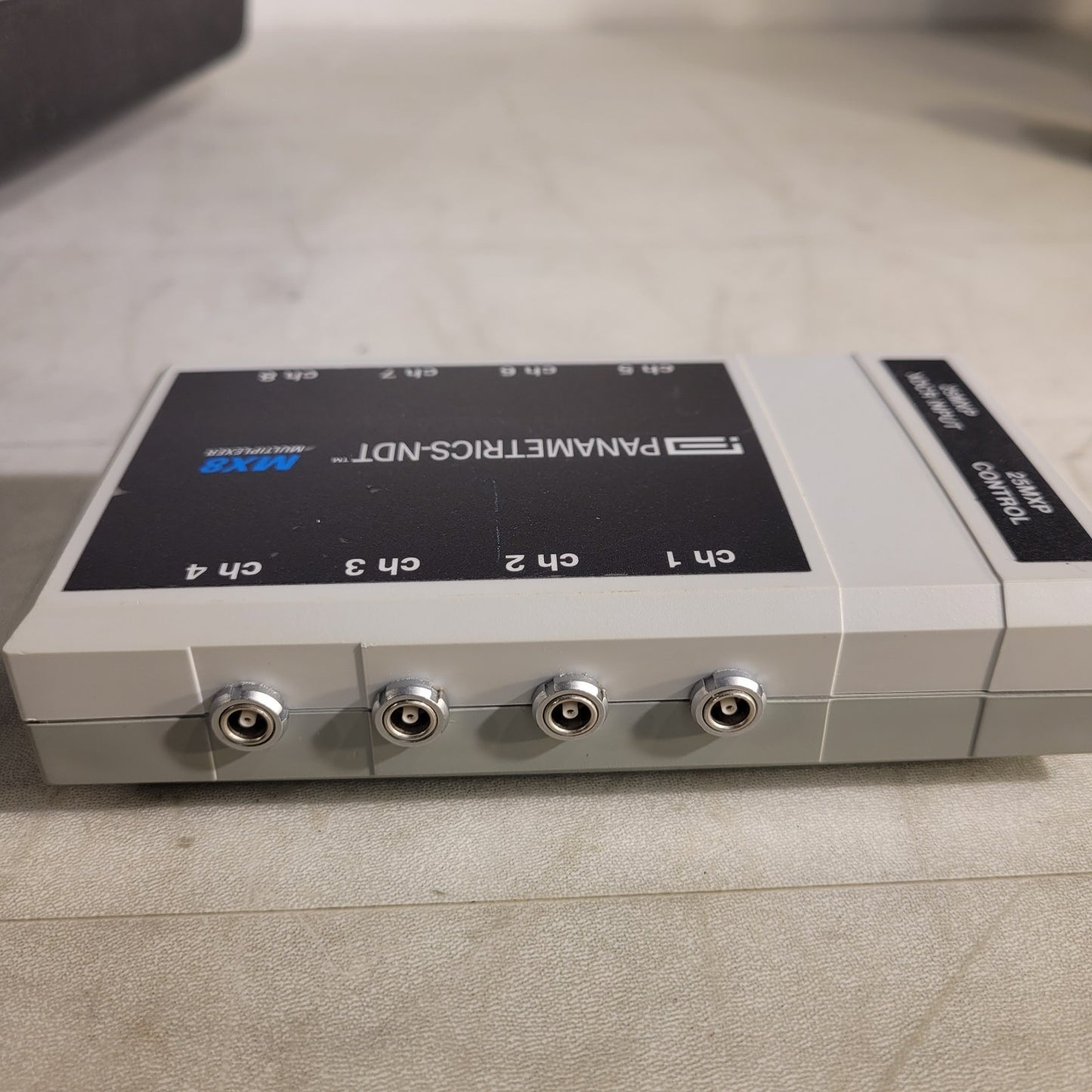 Olympus 25MX Plus Thickness Gauge MX8 Multiplexer Delay Transducer Panametrics