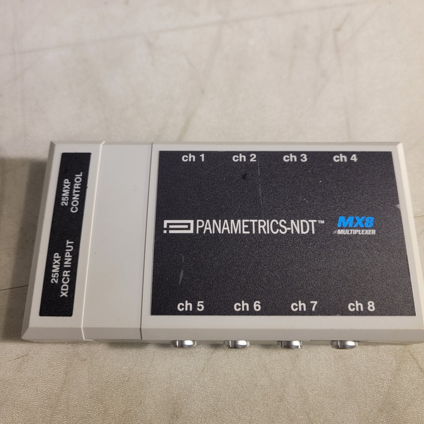 Olympus 25MX Plus Thickness Gauge MX8 Multiplexer Delay Transducer Panametrics