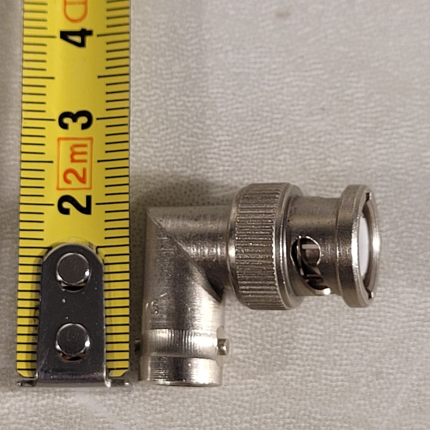 1250-0076 BNC Male Female Voltage Connector Radio RF Adaptor Elbow 90°
