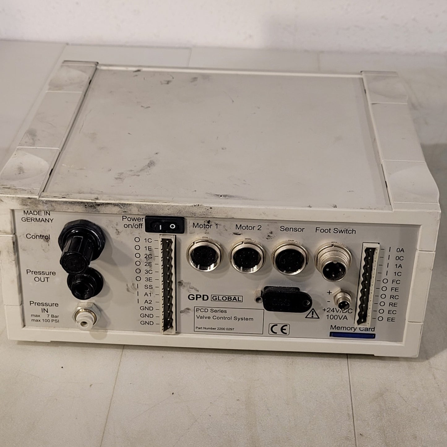 GPD Global 2200 0297 PCD Valve Control System Postive Cavity Displacement