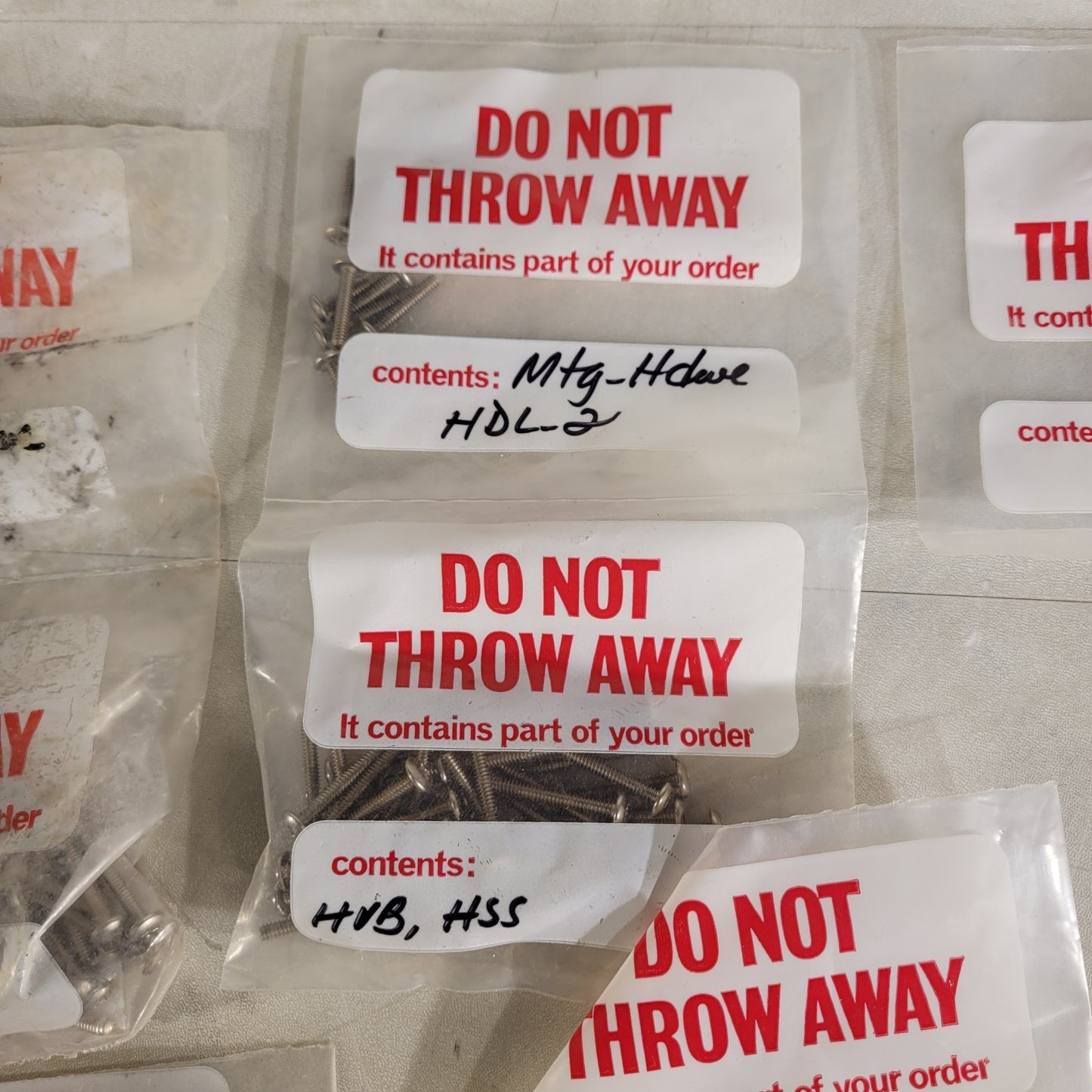 Large Lot Of Screws For HBB HSS HVB HDL HTS Hardware Ektacom CallCare Fischer Be