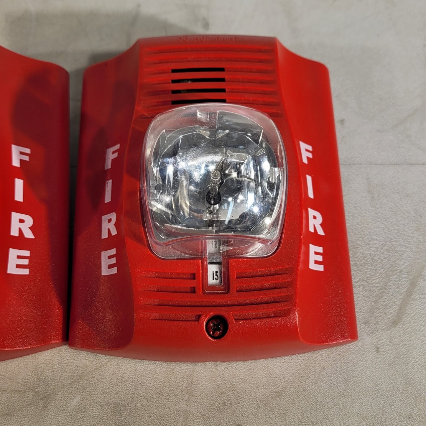 Lot Of 2 System Sensor P2R Horn/Strobe 2W STD CD Spectralert Advance Honeywell