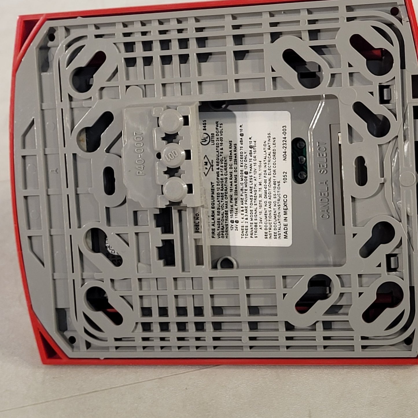 Lot Of 2 System Sensor P2R Horn/Strobe 2W STD CD Spectralert Advance Honeywell