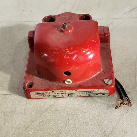 FOS Faraday 3410 Red Bell Standard Electric Time P/N 009843