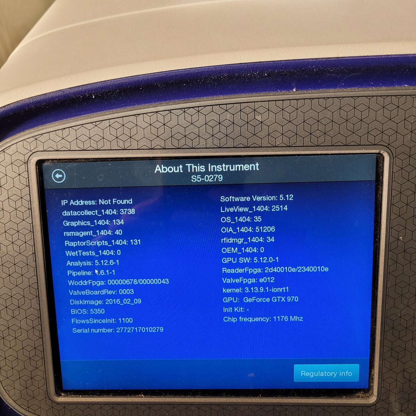 Thermo Fisher Ion Torrent GeneStudio S5 Semiconductor Sequencer + Ion Chef