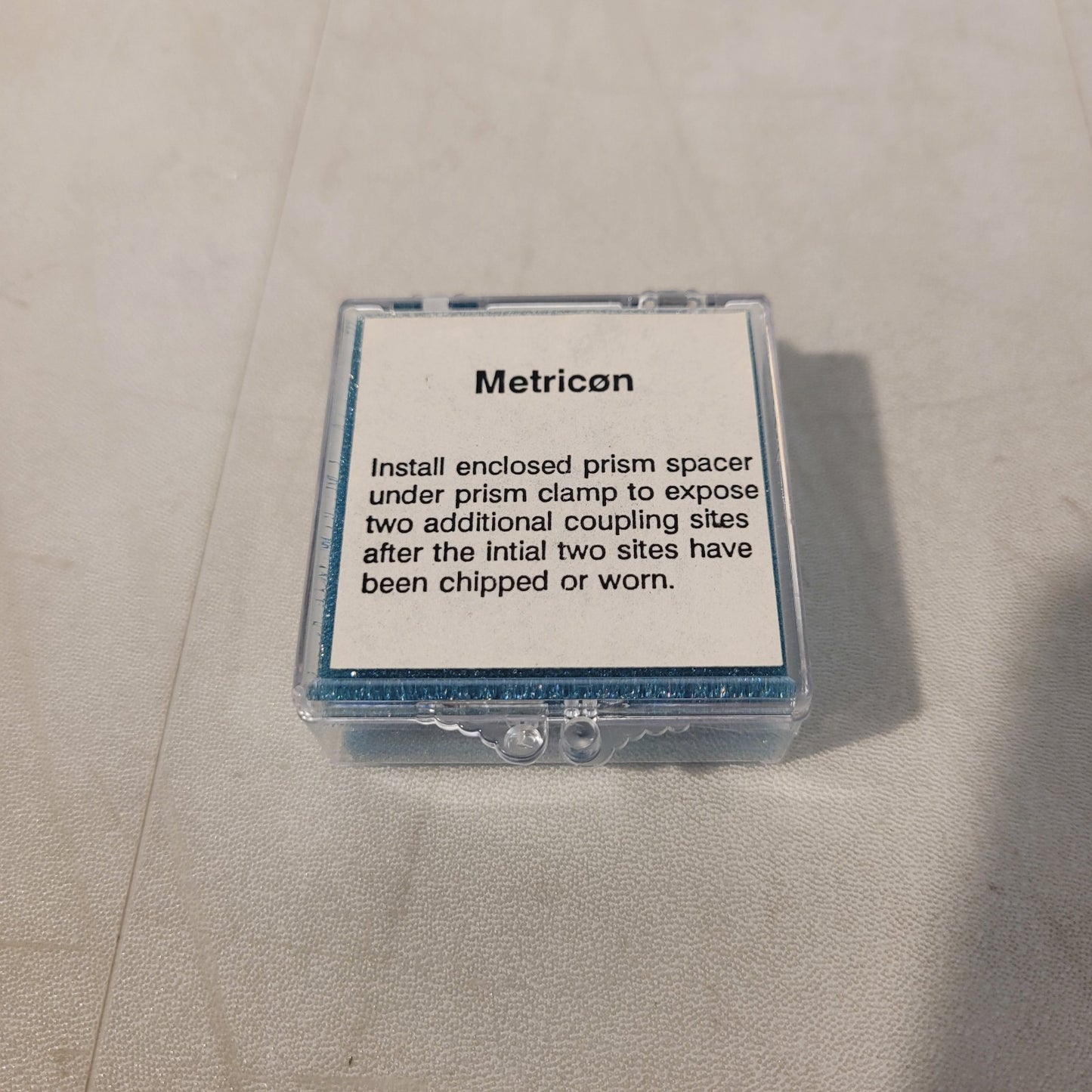 Metricon Prism Spacer Bar Block 32mm X 4mm X 8mm New Open Box