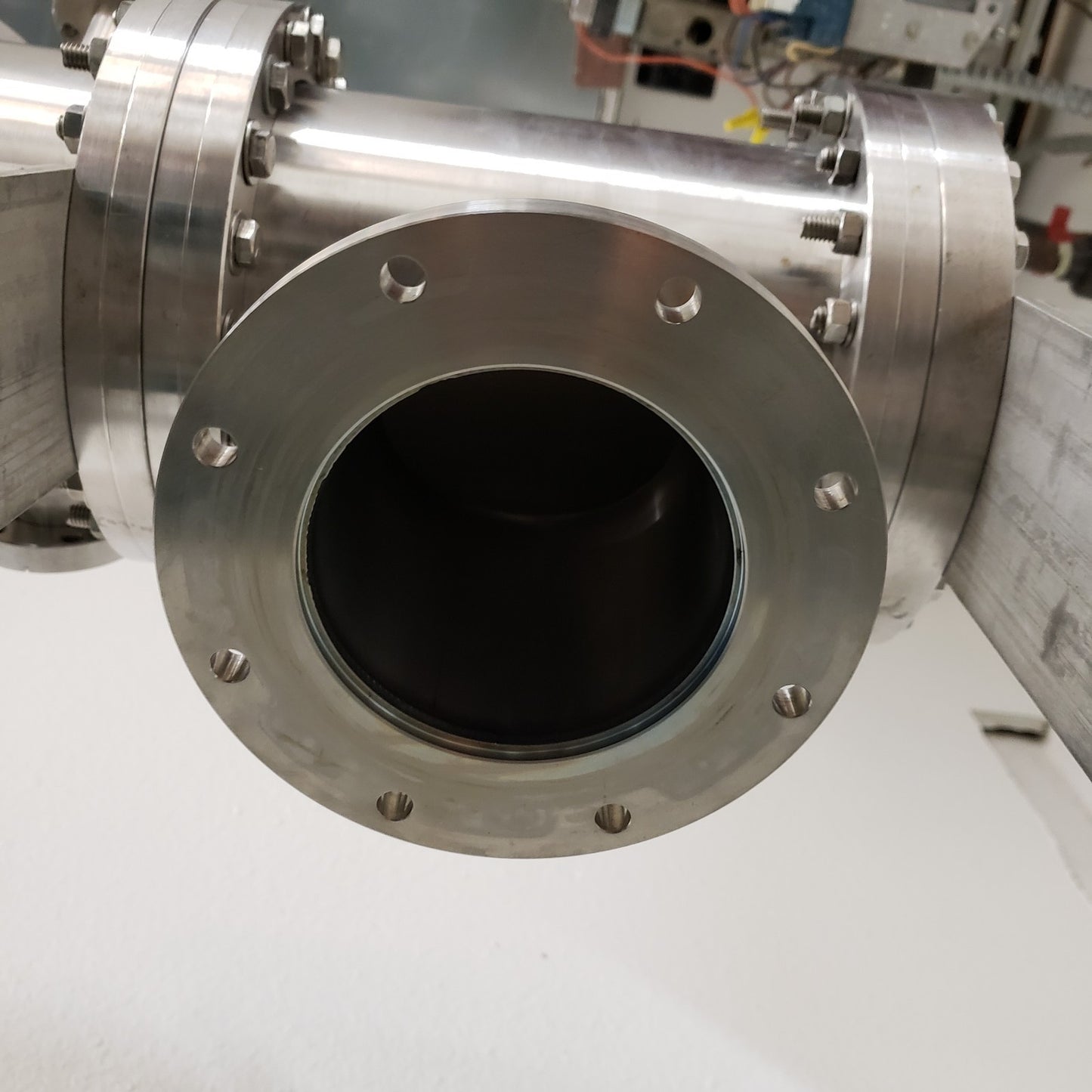 8" Ultra High Vacuum Chamber Conflat CF Flanges DN160CF Ultra Torr w/ Frame Cart