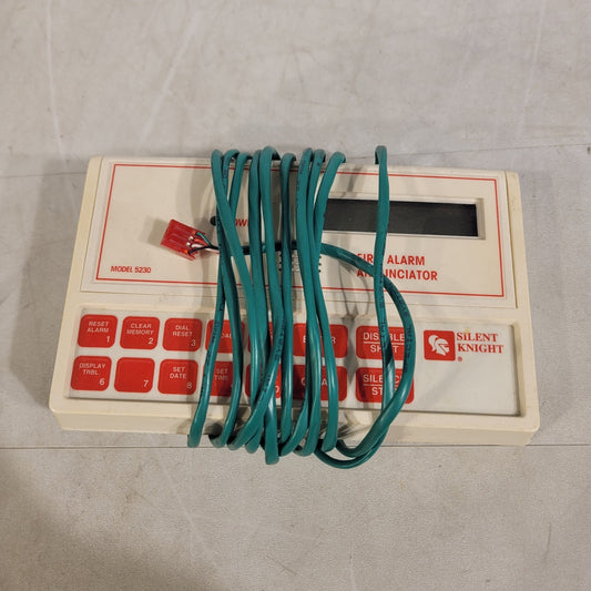 Silent Knight Fire Alarm Annunciator 5320 Controller Control Panel Remote