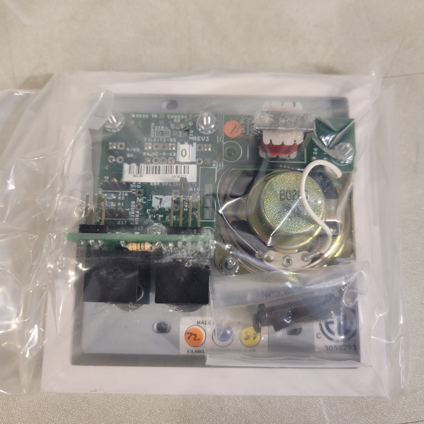 Telecor NC2-R2A Nurse Courier Call And Alarm Panel MO6223 New Open Box
