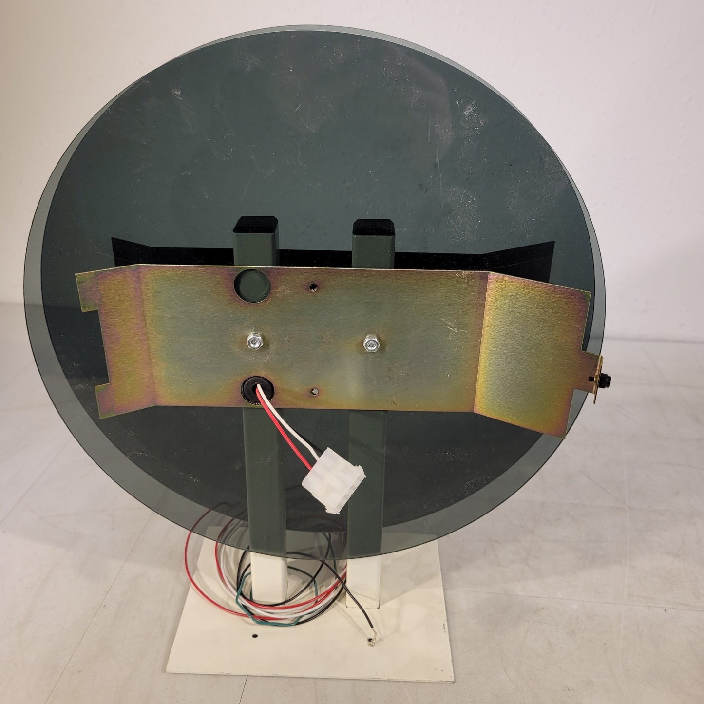 Telecor Double Sided Analog Clock Wall Mount 3-Pin Molex  14.25" diameter