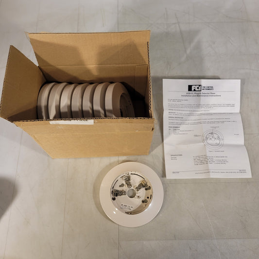 Lot Of 8 - Gamewell FCI ADB-FL Detector Mounting Base 110-90005