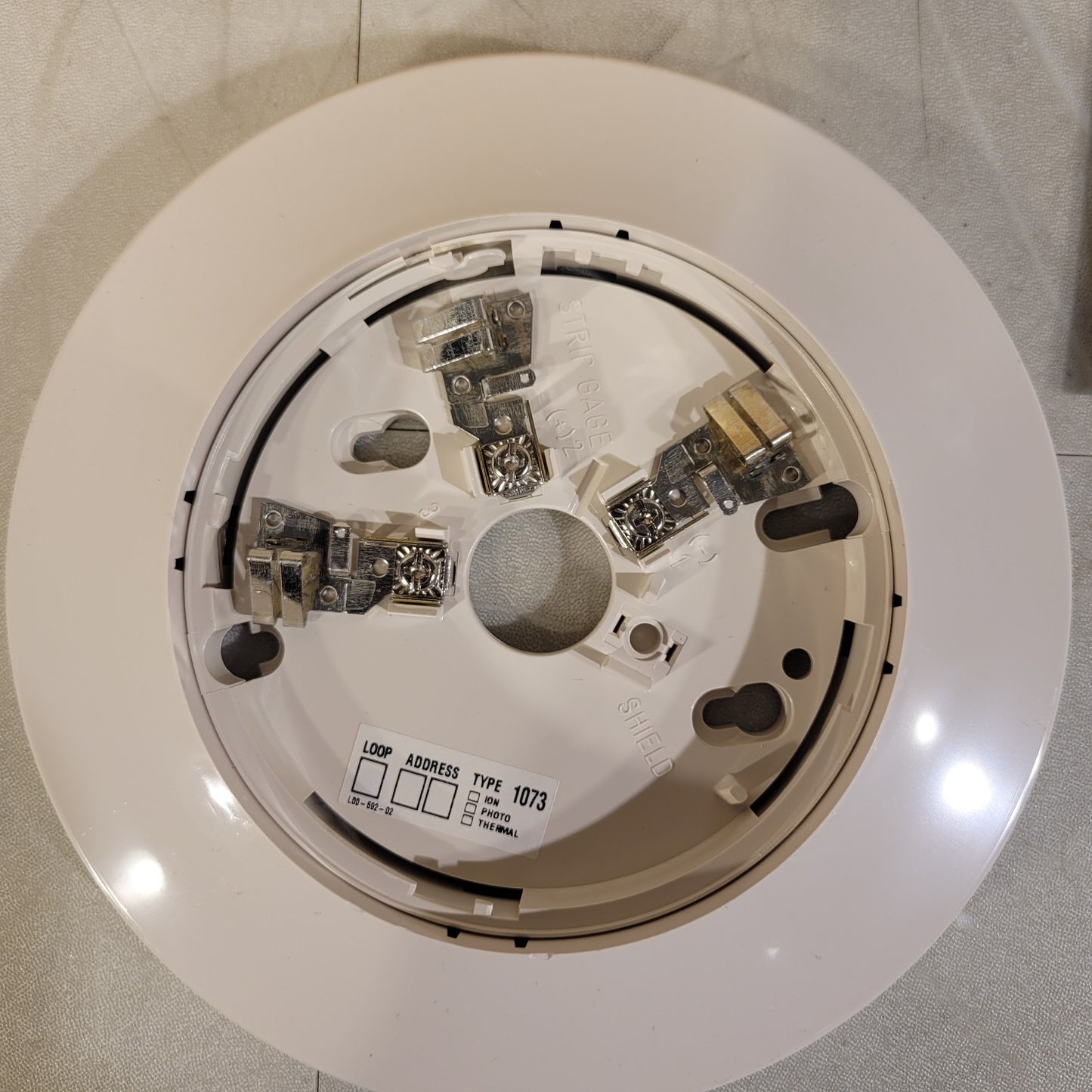 Lot Of 8 - Gamewell FCI ADB-FL Detector Mounting Base 110-90005