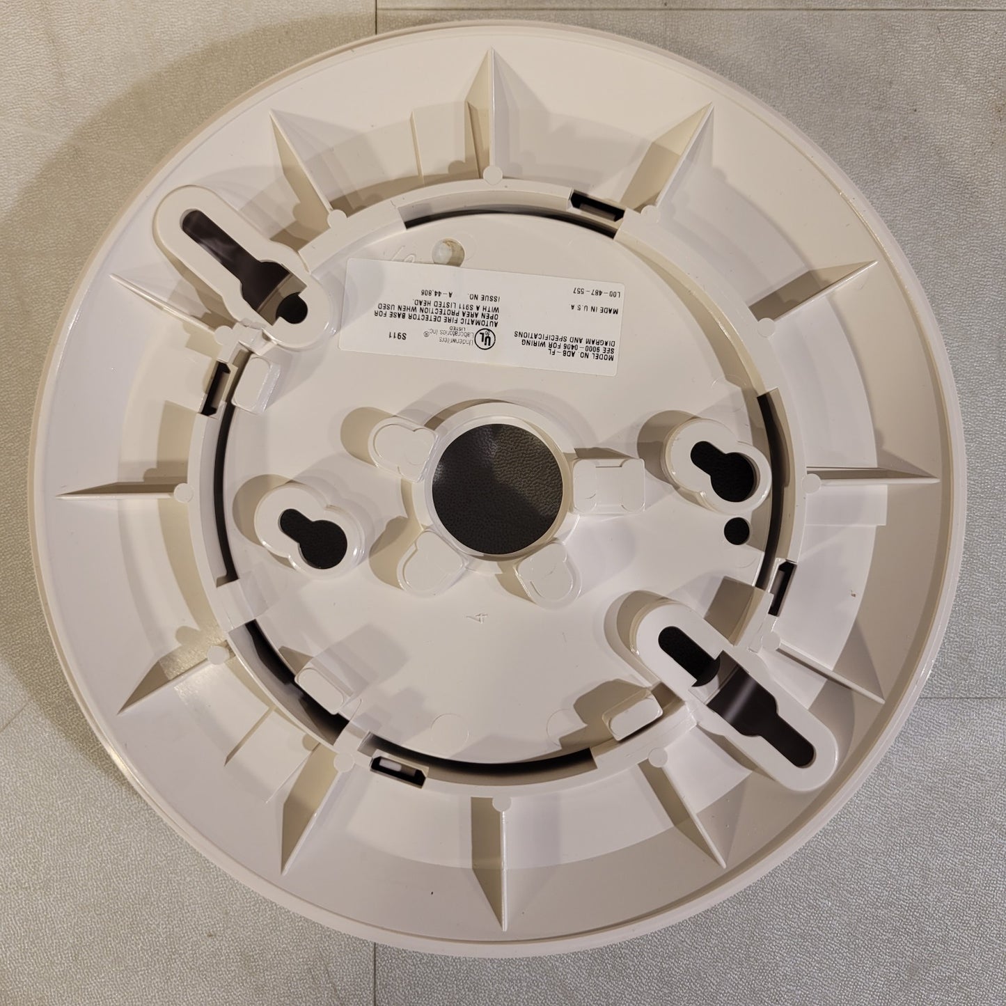 Lot Of 8 - Gamewell FCI ADB-FL Detector Mounting Base 110-90005