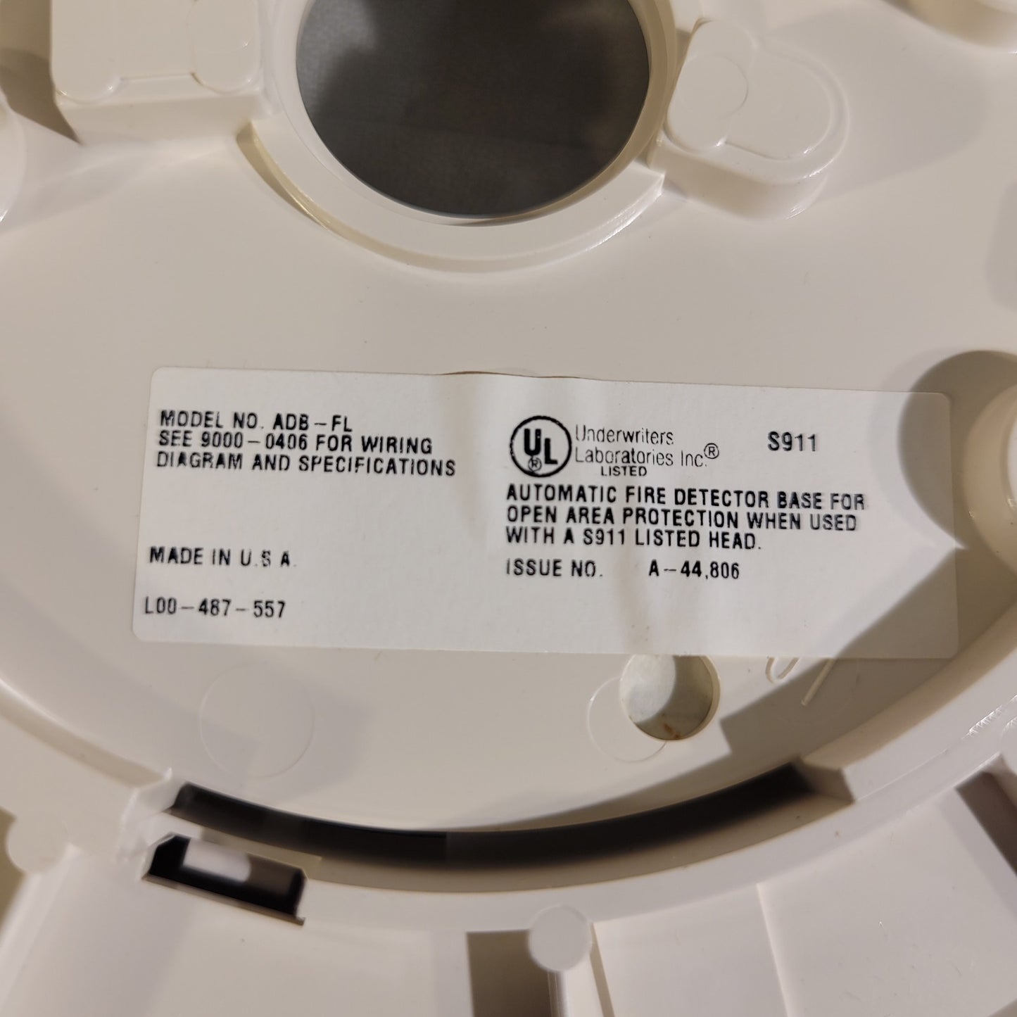 Lot Of 8 - Gamewell FCI ADB-FL Detector Mounting Base 110-90005