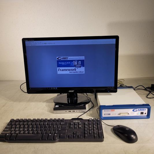 Gamry Interface 1000E Poteniostat Galvanostat ZRA with Software and Accessories