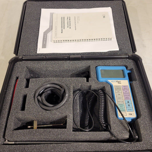 TESTED WORKS TSI VelociCalc Plus 8386A Air Velocity Temperature Humidity Meter