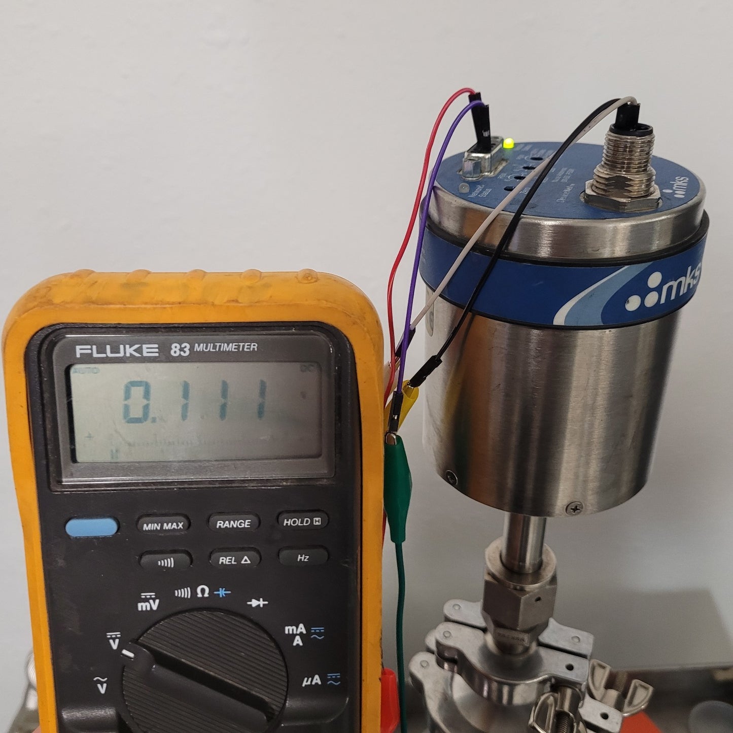 TESTED MKS DA01A11TCES24A00 I-Baratron 10 Torr Capacitance Manometer 1/2 VCR UHV