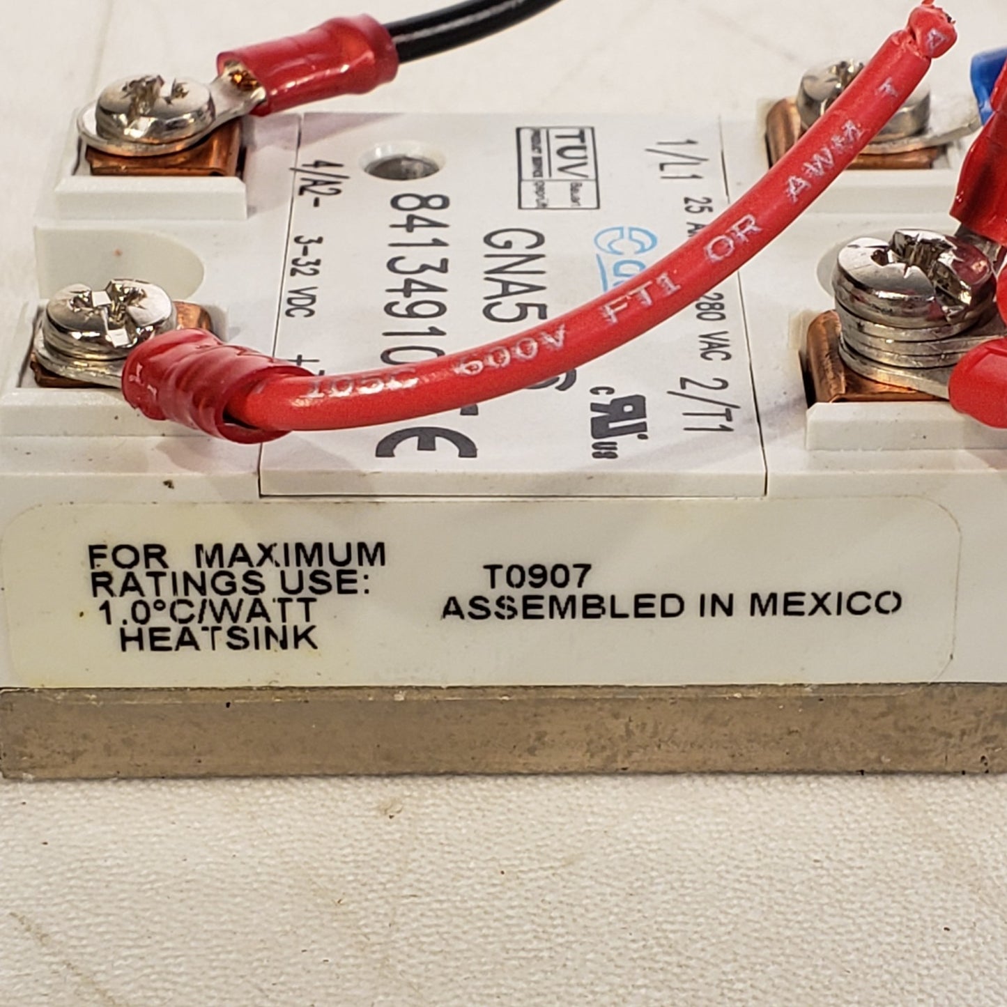 Crouzet GNA5 84134911 Solid State Relay 25A 24-280VAC 3-32VDC