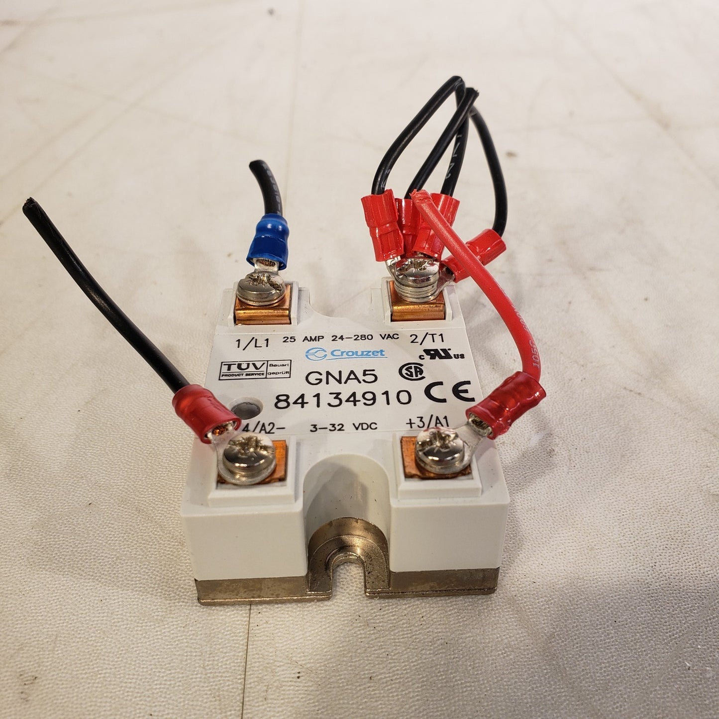 Crouzet GNA5 84134911 Solid State Relay 25A 24-280VAC 3-32VDC