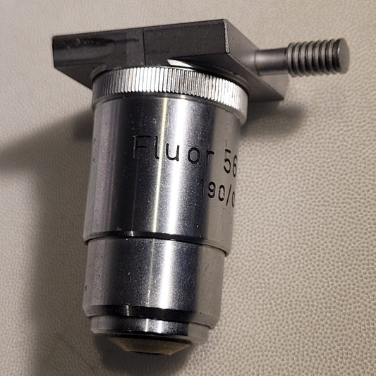 Reichert 360160 Fluor 56/0,90 190/0 np Microscope Objective Lens Screw Terminal
