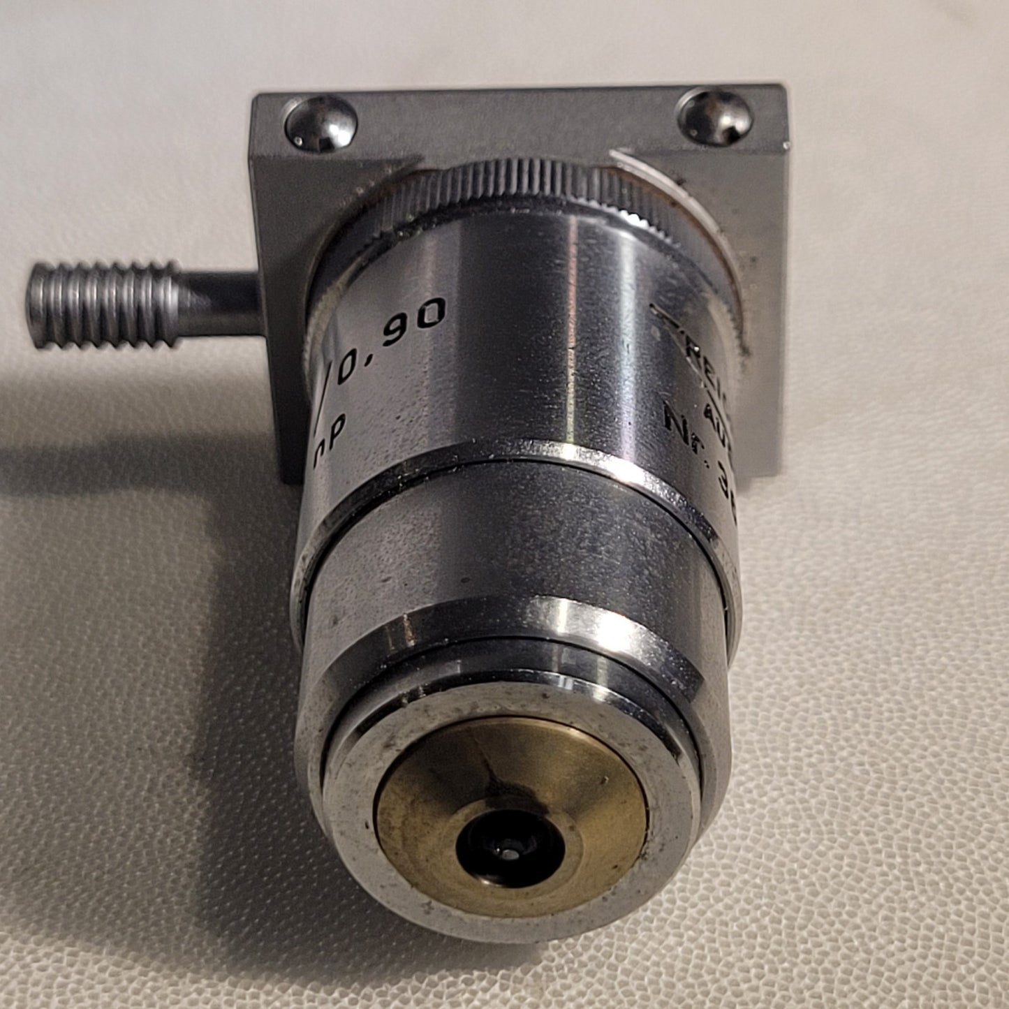 Reichert 360160 Fluor 56/0,90 190/0 np Microscope Objective Lens Screw Terminal