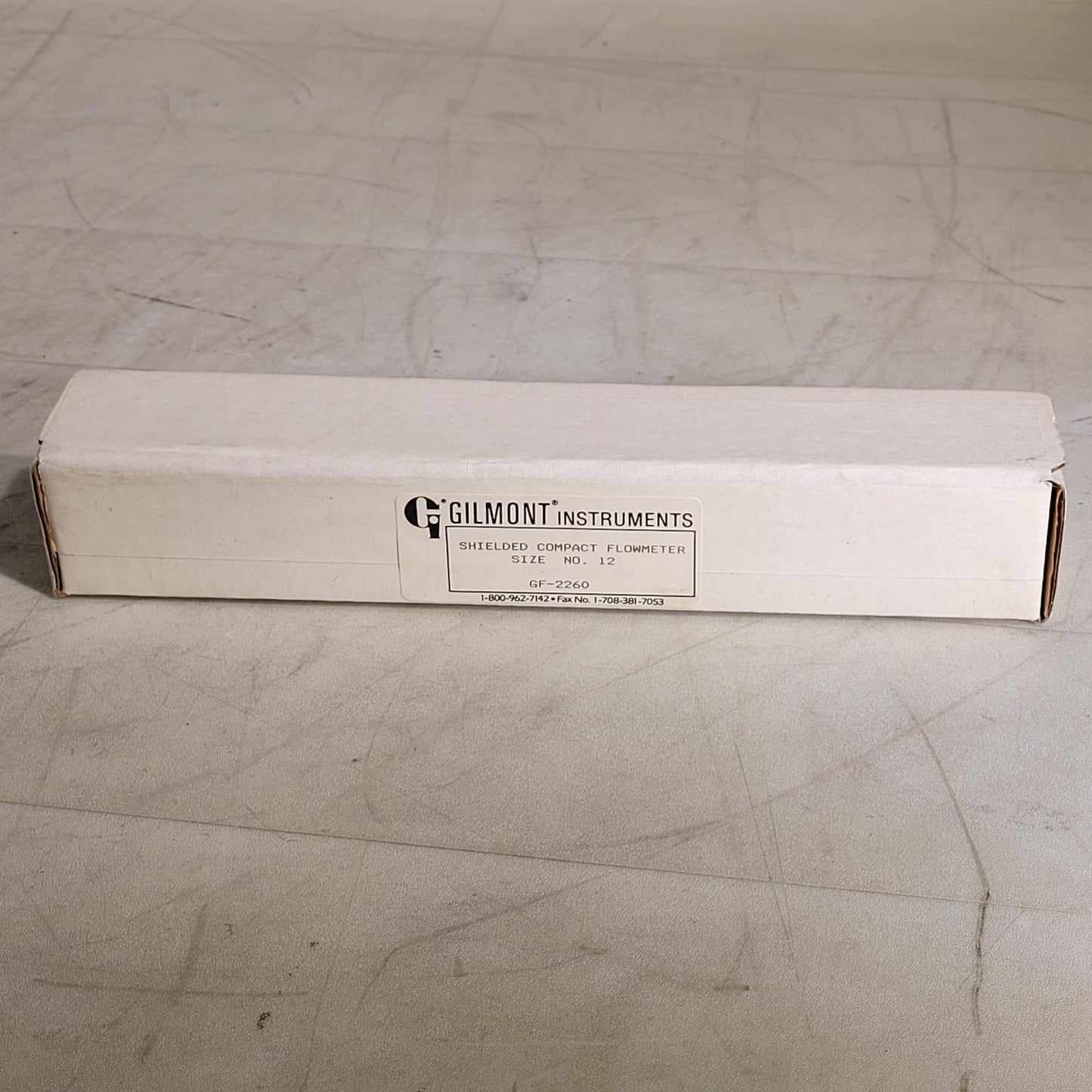 Gilmont GF-2260 Shielded Compact Flowmeter Size No.12 Size "12" 1/4IN NPTM Ports