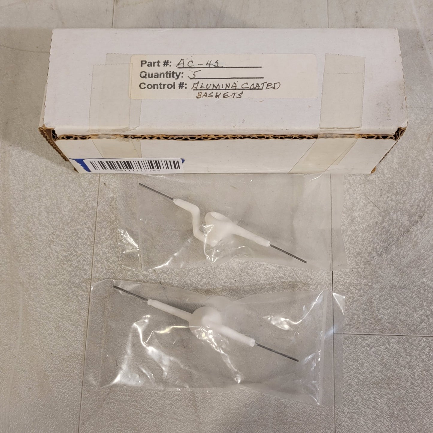 *LOT 2* MTI AC-42 Alumina Coated Tungsten Wire Evaporation Baskets PVD HV/UHV