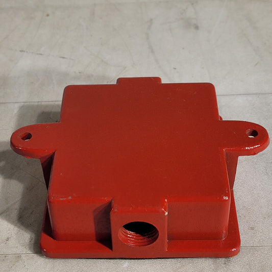 Fire Alarm Bell Waterproof Back Box For Fire Alarms Red Metal Steel