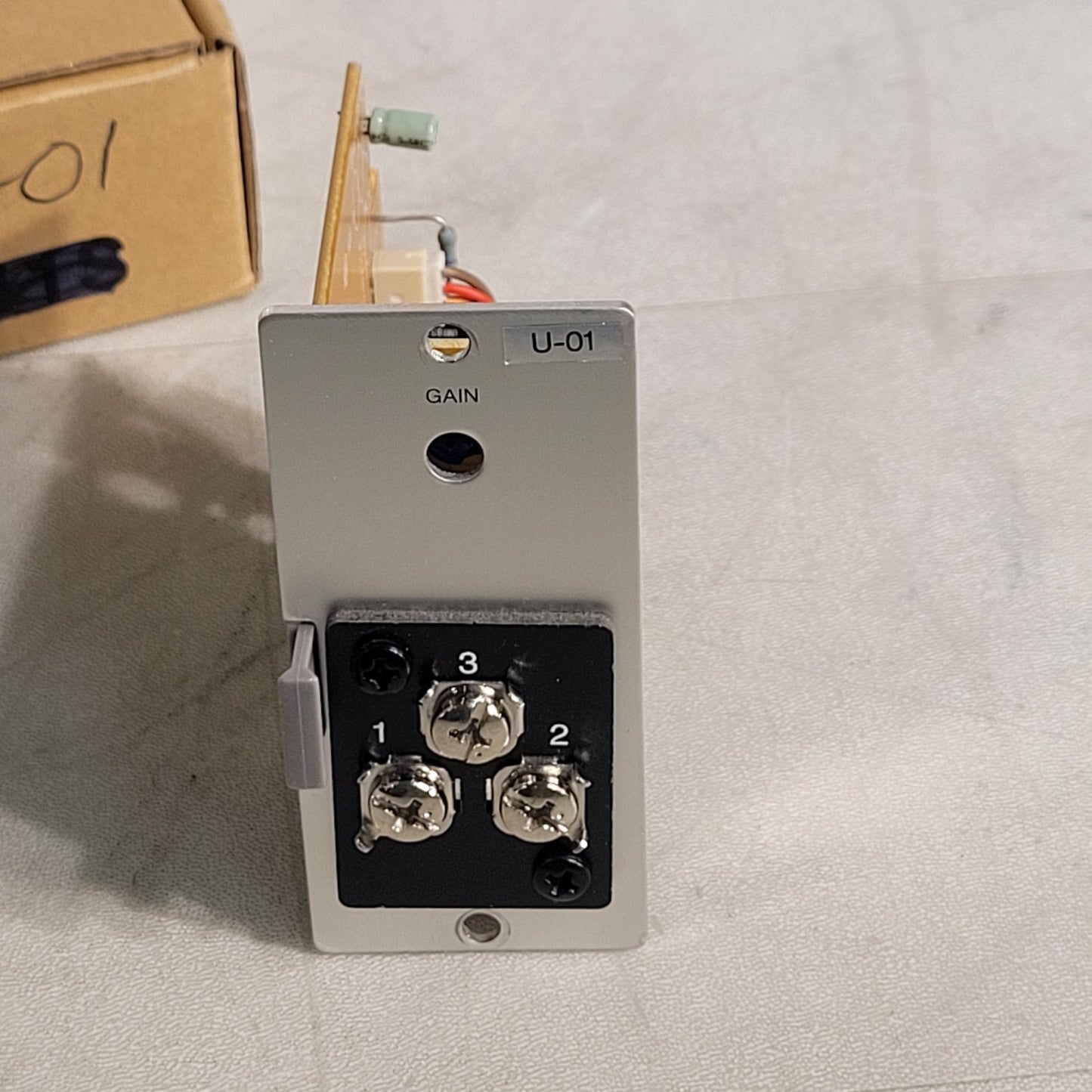 TOA U-01 Unbalanced Line Input 900 Series Removable Terminal Block Connector