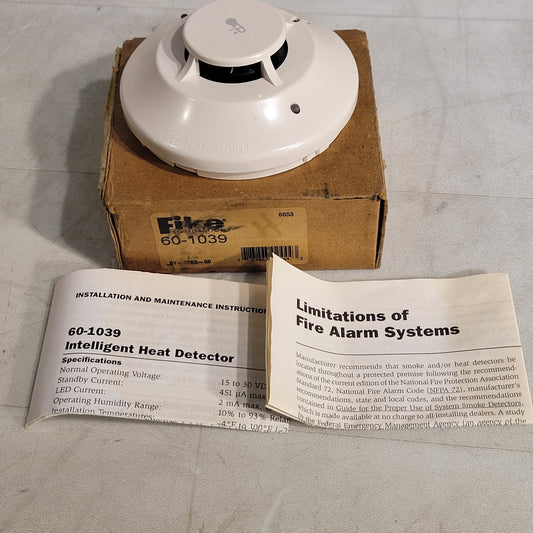 Fike 60-1039 Intelligent Heat Detector 78386024443