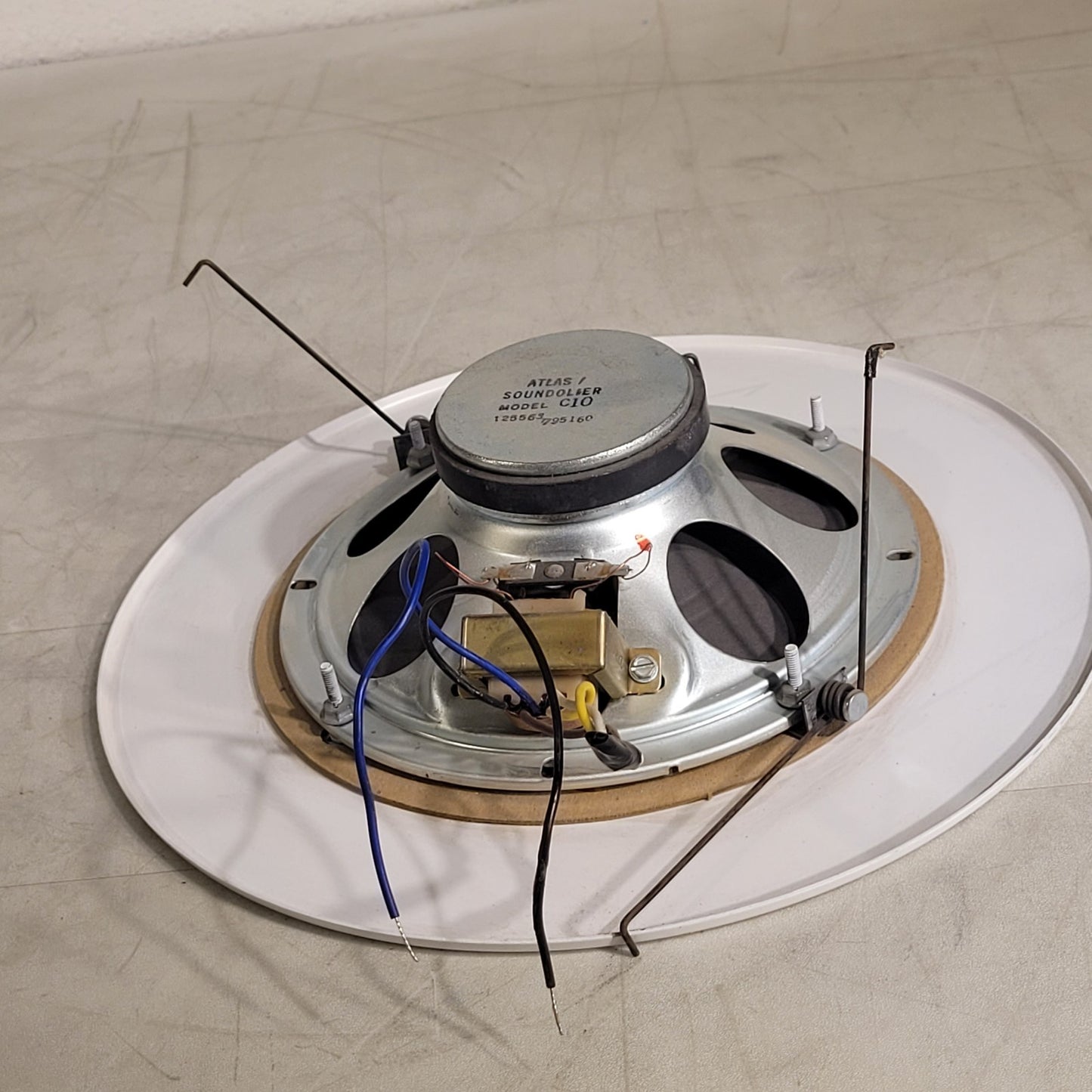 Atlas Soundolier C10 Speaker 8" 25W Dual Cone In-Ceiling Speaker With Mount