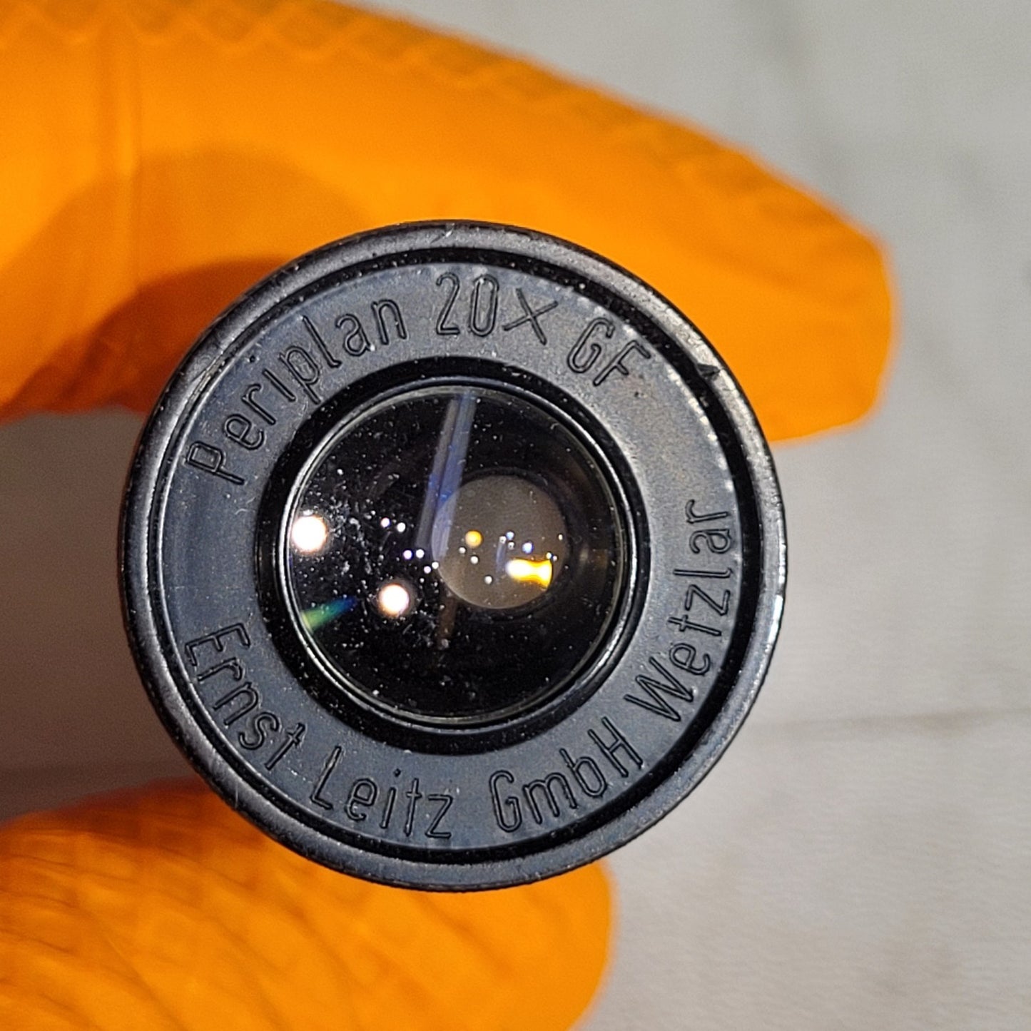 Leitz Periplan 20x GF Microscope Eyepiece 0.912" OD 23mm Optic Lens