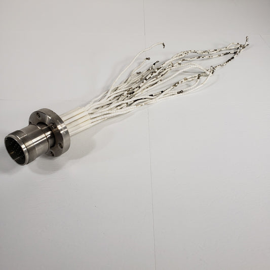 MDC Conflat DN35CF 2.75" CF 20-Pin Feedthrough UHV Alumina Bead Insulated Wire