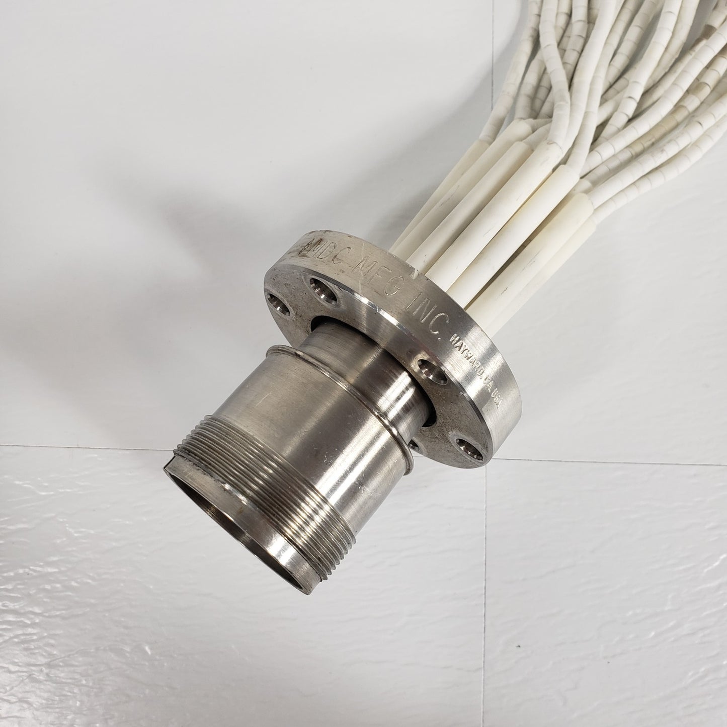 MDC Conflat DN35CF 2.75" CF 20-Pin Feedthrough UHV Alumina Bead Insulated Wire