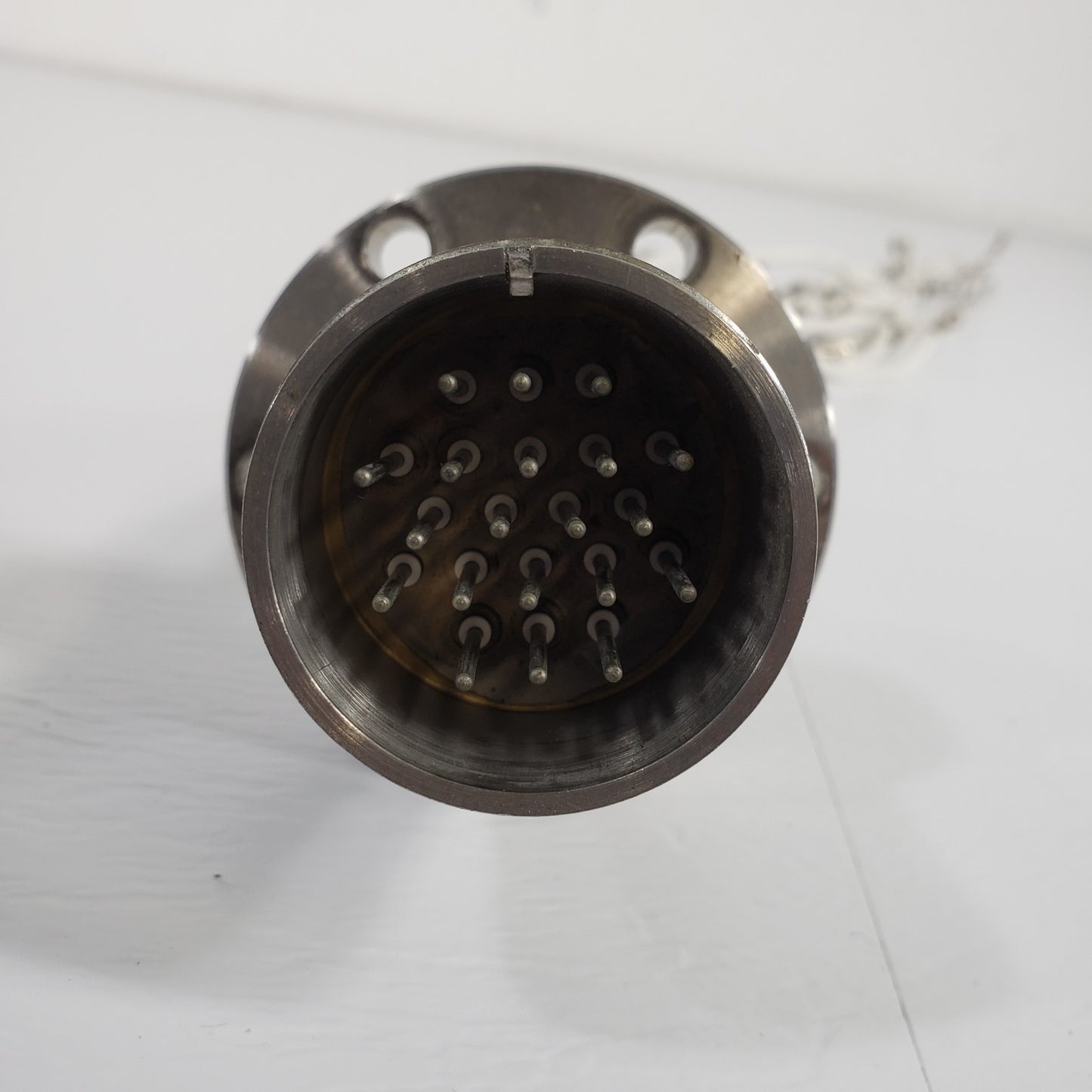 MDC Conflat DN35CF 2.75" CF 20-Pin Feedthrough UHV Alumina Bead Insulated Wire