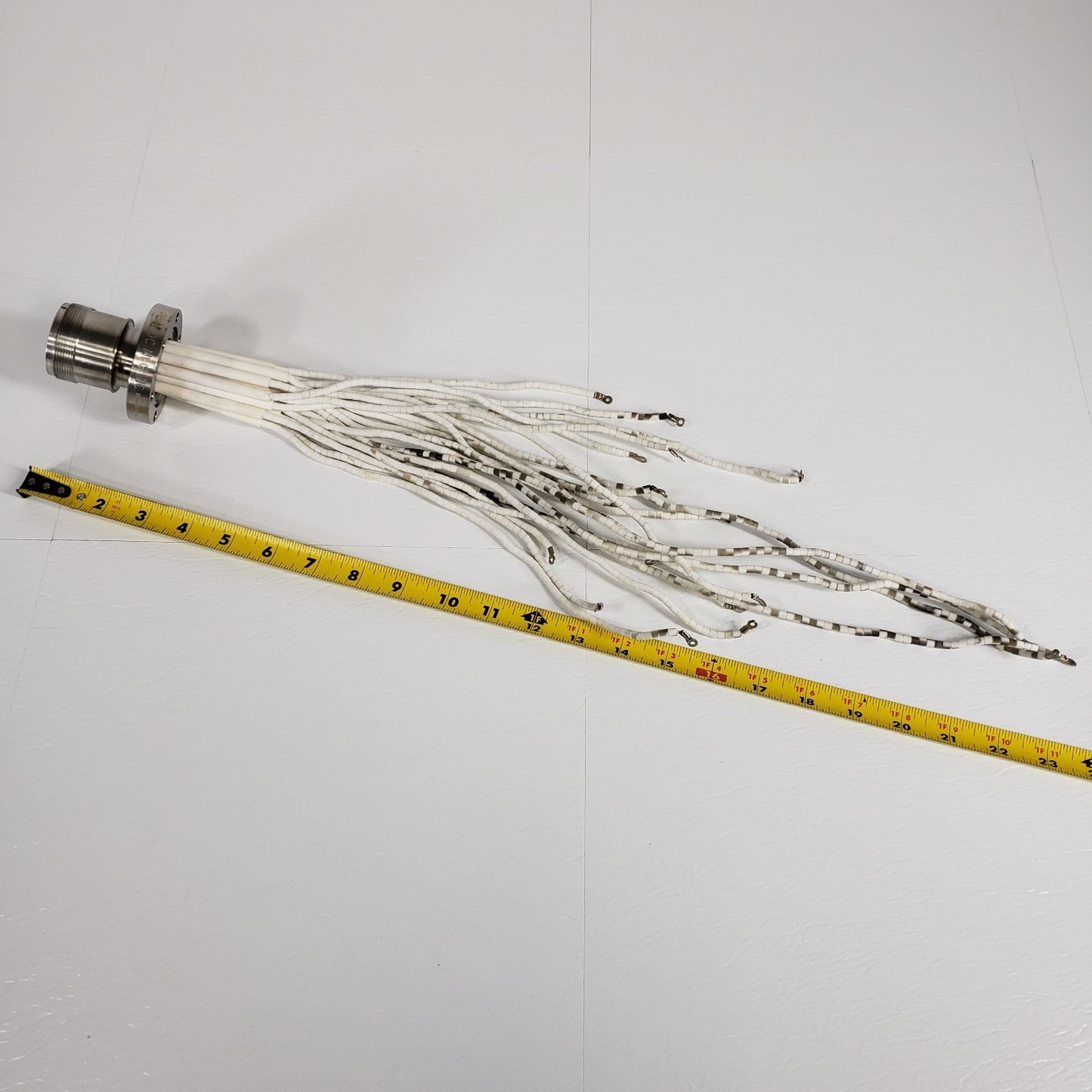 MDC Conflat DN35CF 2.75" CF 20-Pin Feedthrough UHV Alumina Bead Insulated Wire