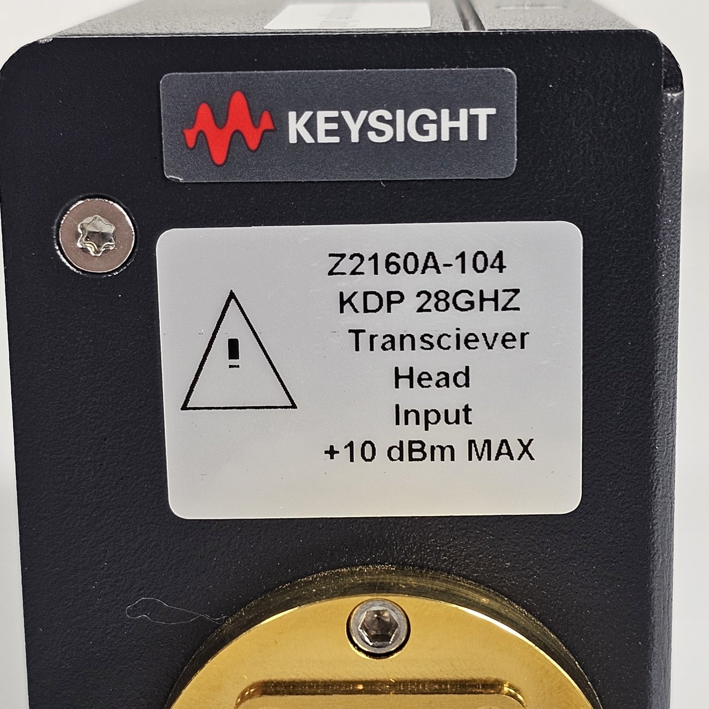 Keysight 5G mmWave Transceiver Head WR-34 28GHz Z2160A-104 KDP Non-Signaling