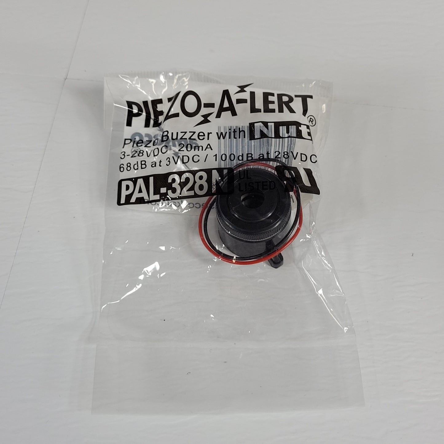 Amseco / Potter PAL-328N Piezo-A-Lert With Nut 3-28VDC 20mA
