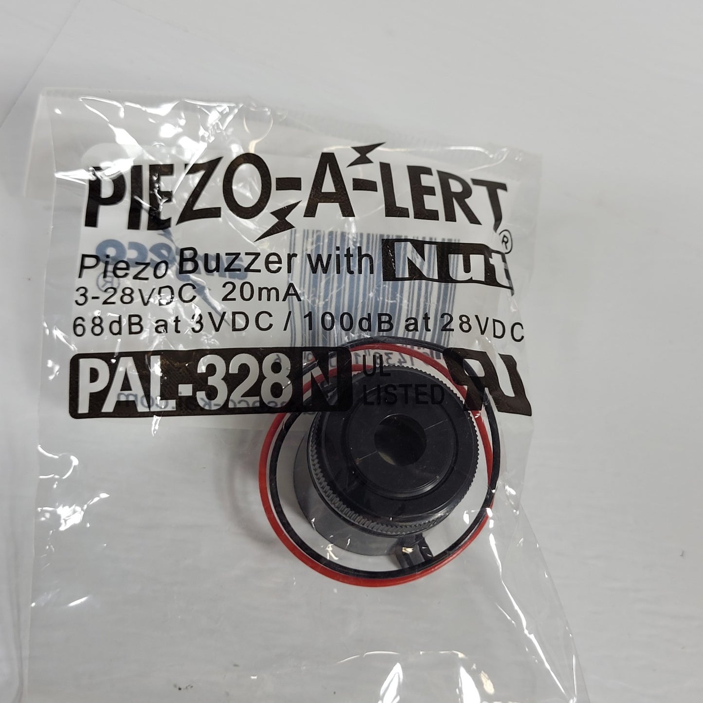 Amseco / Potter PAL-328N Piezo-A-Lert With Nut 3-28VDC 20mA