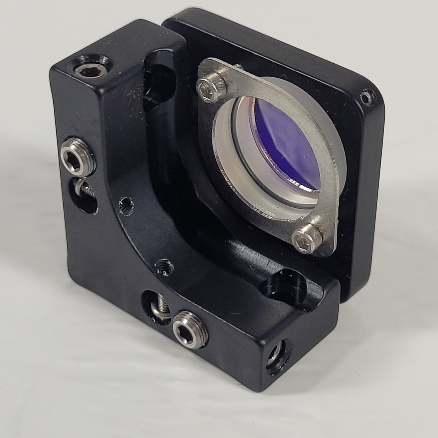 New Focus 9762 Kinetic 1/2" Mirror Mount w/ Dichroic Blue Filter Optical