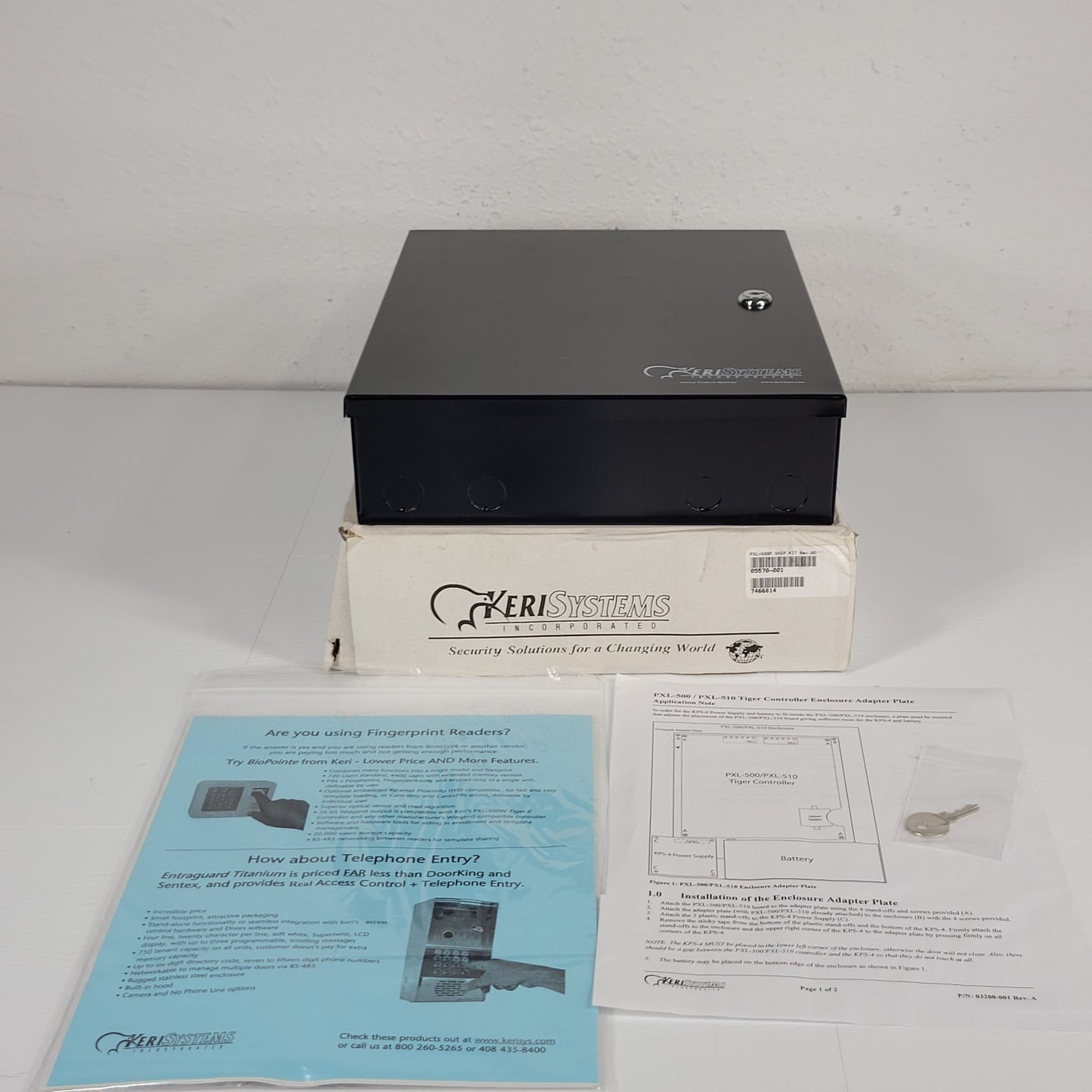 Keri PXL-500P SMT Tiger Controller w/ Metal Enclosure For Access Control Systems
